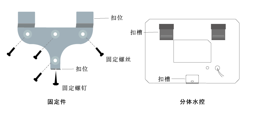 水控安装固定